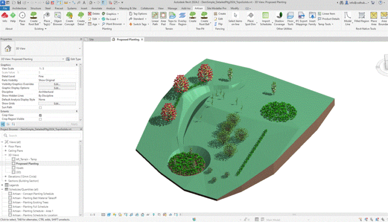 Revit Landscape Model