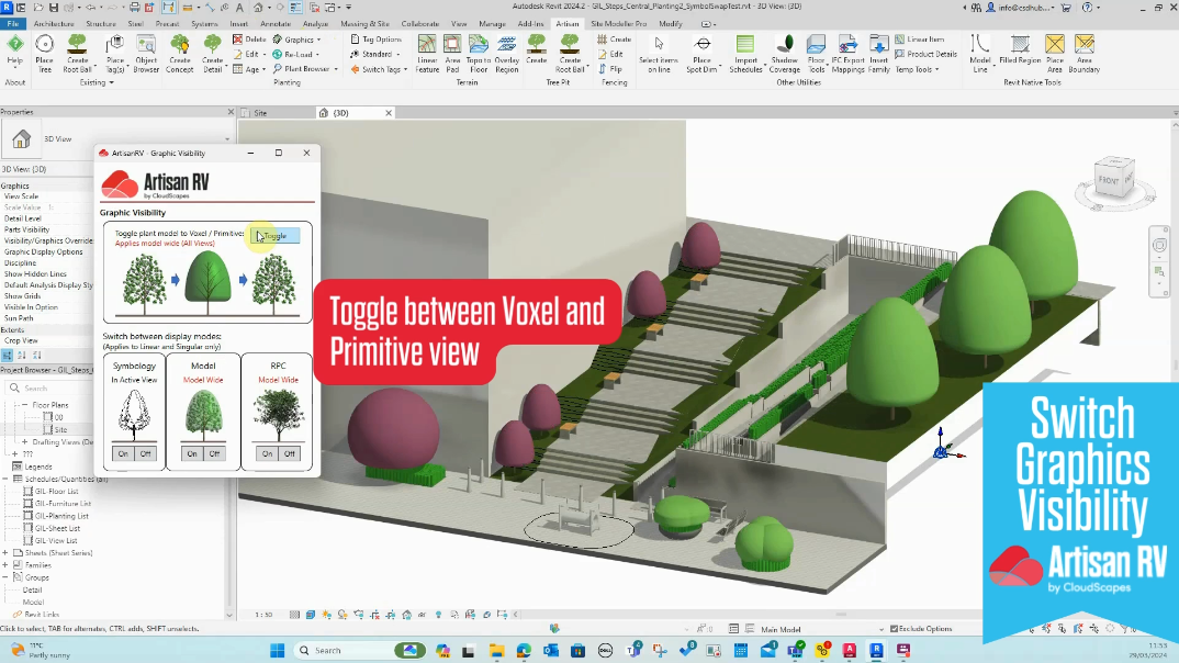 Cloud Clips Switch Graphics View